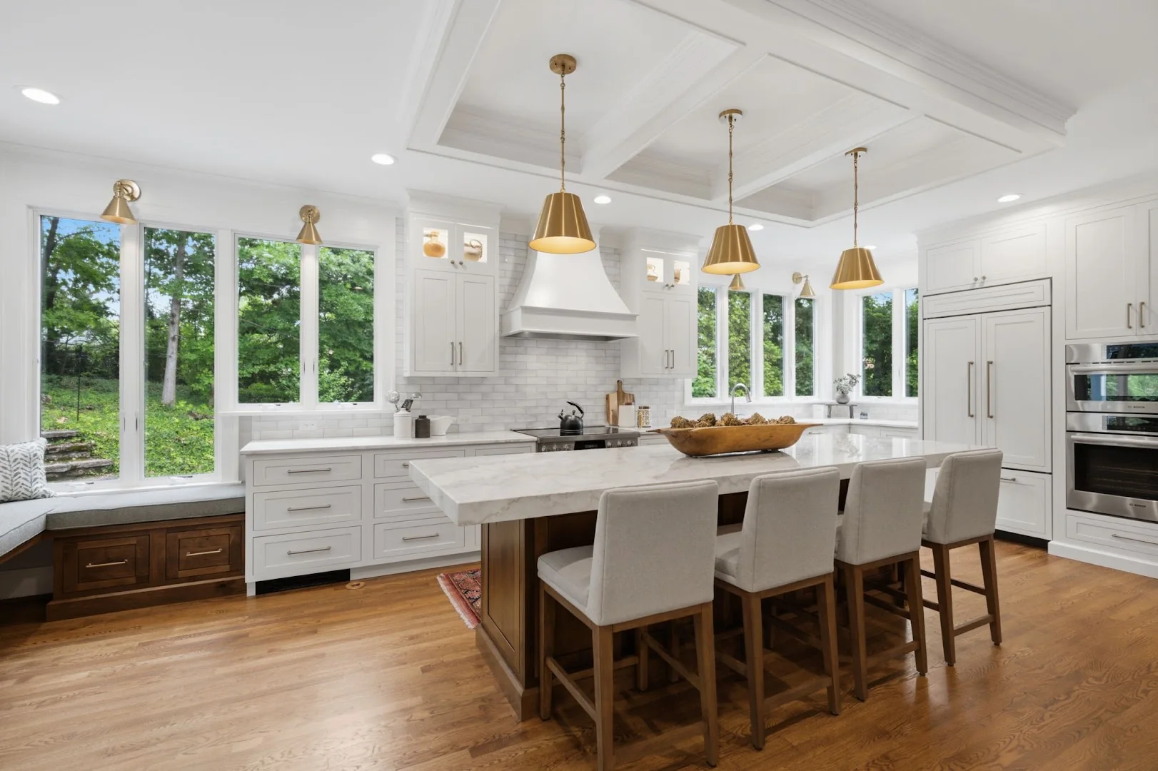 Kitchen material and lighting detail